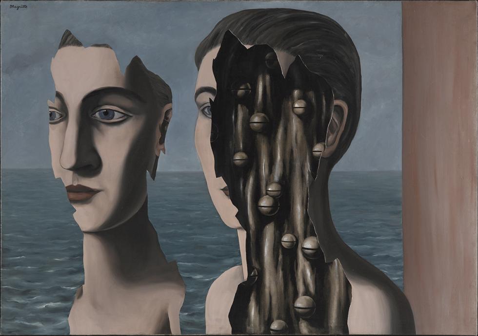 Rene Magritte, "Podwójny sekret", 1927
