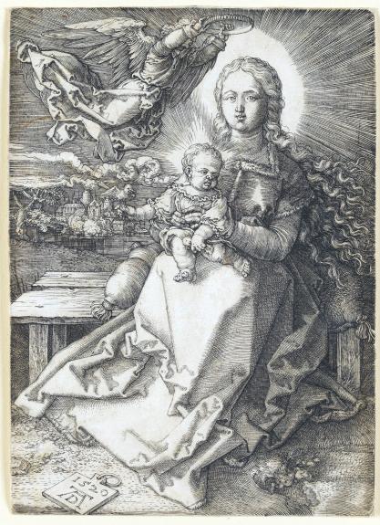 Albrecht Durer, "Matka Boska z dzieciątkiem", 1520