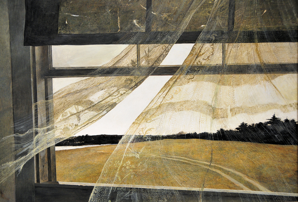 Andrew Wyeth, "Wiatr wiejący od morza", 1947