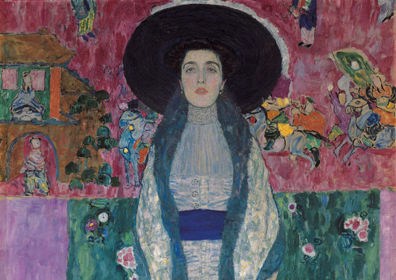 Gustav Klimt, "Adele Bloch-Bauer II", detal, 1912