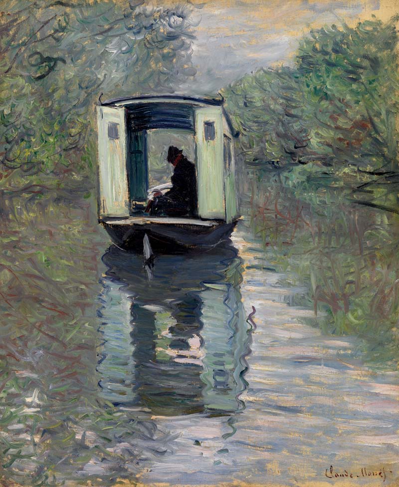Claude Monet, 1840–1926, Łódź atelier. (Le Bateau-atelier), 1876. Olej na płótnie, 28 5/8 x 23 5/8 (72.7 x 60 cm). BF730. Zdjęcie: © 2012 The Barnes Foundation