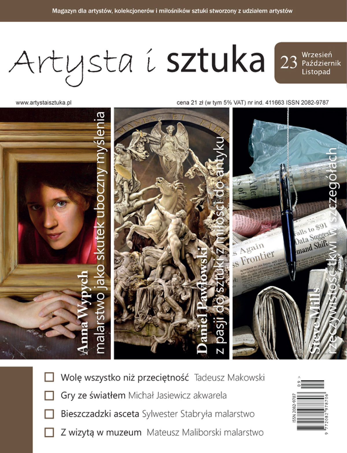 artysta i sztuka, artysta isztuka 23, magazyn o sztuce, kwartalnik, czasopismo o sztuce